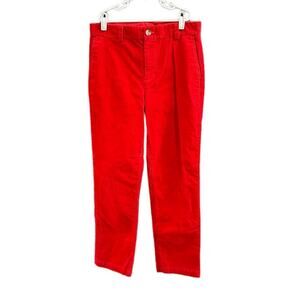 Vineyard Vines Kids Red Corduroy Pants